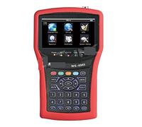 Ricevitore Satellitare, WS-6965 DVB-T2 Misuratore di Segnale Terrestre Finder MPEG-2 MPEG4 H.264 Sat Trova Analizzatore Spettro LCD da 4,3 pollici