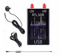 Ricevitore Sintonizzatore USB, 100KHz-1.7GHz Full HF RTL-SDR Ricevitore Sintonizzatore USB R820T+8232 Prosciutto Con Antenna Frusta