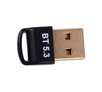 Ricevitore Trasmettitore Dongle Bluetooth, Spina Placcata in Oro Nessun Ritardo Adattatore Bluetooth Accoppiamento Automatico Segnale Forte per Tastiera PC