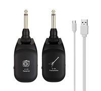 Ricevitore Trasmettitore Per Chitarra Trasmettitore E Ricevitore Guitars Set Batteria Ricaricabile Integrata UHF Guitar System Wireless