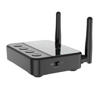 Ricevitore Trasmettitore Wireless 5.2 in 1 aptX HD e LL Adattatore Audio per TV e Home Stereo, Adattatore Wireless HiFi con AUX Ottico, Doppia Antenna, 20 m di Raggio, Batteria 950mA