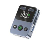 Ricevitore trasmettitore wireless, adattatore jack AUX a lungo raggio da 3,5 mm, ricevitore trasmettitore video wireless 2 in 1, per viaggi, TV, auto, palestra, casa, cuffie, computer portatile