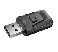 Ricevitore USB Bluetooth5.0 Adattatore Audio con Trasmissione Stabile di qualità Audio Chiara per Computer TV Ricevitore Musicale per Auto Nero