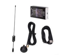 Ricevitore USB SDR 100KHz-1.7GHz con chipset RTL2832U R820T2, sintonizzatore definito software Shell in alluminio per bande VHF UHF HF, NFM DAB GPS NOAA Meteo