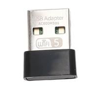Ricevitore USB Universale, Dongle USB Portatile Wireless Nano AC600 2.4G per PC, Adattatore USB Plug And Play per Mouse MU Mimo 600Mbps 2.4G 5G, per per Linux