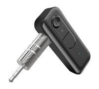 Ricevitore wireless per auto - Convertitore audio a doppia funzione da 3,5 mm, Unità di trasmissione bluetooths 5.3, Dispositivo di comunicazione vocale chiara, Intrattenimento con connessione istanta