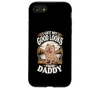 Ricevo il mio bell'aspetto da Daddy Chow Chow Puppy Dog Lover Custodia per iPhone SE (2020) / 7/8