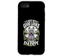 Ricevo il mio bell'aspetto da Daddy Scottish Terrier Dog Lover Custodia per iPhone SE (2020) / 7/8