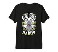 Ricevo Il Mio bell'aspetto da Daddy Scottish Terrier Dog Lover Maglietta Premium