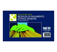 Ricevuta di pagamento attività sportive 2 copia autor 9x17 pezzi 2