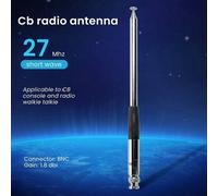 Ricezione Segnale Affidabile con Connettore BNC Antenna HT Telescopica 27Mhz
