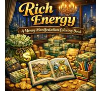 Rich Energy: A Money Manifestation Coloring Book with Affirmations for Adults: A Stress-Relief Coloring Book for Manifesting Abundance and Wealth