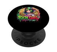 Rich Girl Bold Criptovaluta Anime PopSockets PopGrip Adesivo