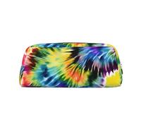 Rich&Rabbit Bear Dancing Tie Dye Stampa Zipper Cosmetico Sacchetto di Trucco Sacchetto Portatile Viaggio di Stoccaggio Borsa Uso quotidiano Borsa, Argento, Taglia unica