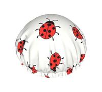 Rich&Rabbit Cuffia da doccia con stampa infiniti modelli screziati da donna cuffia da bagno elastica riutilizzabile a prova di perdite doppio strato