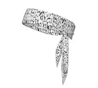 Rich&Rabbit Elegante fascia per capelli con stampa di una folla di pinguini, morbida, unisex, per tutte le dimensioni della testa