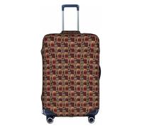 Rich&Rabbit Lodge Bear - Copertura protettiva per valigia, lavabile, da viaggio, con stampa di cervi (45,7-81,3 cm), bianco, X-Large