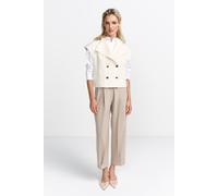 Rich & Royal Boucle Waistcoat Oversized Pearl White Taglia: 38 | Gilet Outlet | Donna | Bianco