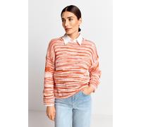 Rich & Royal Boxy Space Dye Crew Cherry Tomato Taglia: S | Maglioni a maglia Outlet | Donna | Rosso