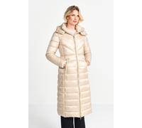 Rich & Royal Extra Long Puffer Coat Caffee Latte Taglia: 36 | Parka Outlet | Donna |
