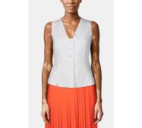 Rich & Royal Linen Vest Whisper White Taglia: 38 | Gilet Outlet | Donna | Bianco