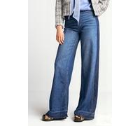 Rich & Royal Marlene Denim Side Stripe Denim Blue Taglia: W28L32 | Pantaloni larghi Outlet | Donna | Blu