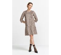 Rich & Royal Printed Scuba Mini Dress Recycled Caffee Latte Taglia: 34 | Abiti Mini Outlet | Donna