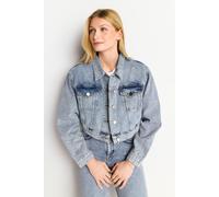 Rich & Royal Rhinestone Denim Jacket Organic Denim Blue Taglia: 40 | Giacche di jeans Outlet | Donna | Blu