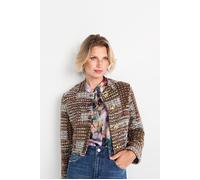 Rich & Royal Short Patchwork Jacket Caramel Spice Taglia: M | Outlet | Donna | Marrone