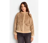 Rich & Royal Sued Teddy Jacket Caffee Latte Taglia: 42 | Giacche corte Outlet | Donna