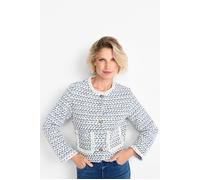 Rich & Royal Tweed Jacket Frosty Lavender Taglia: L | Cardigan Outlet | Donna