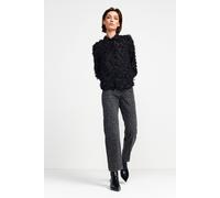 Rich & Royal Vintage Straight Rhinestones Denim Black Taglia: W27L32 | Jeans straight fit Outlet | Donna | Nero