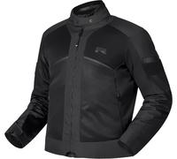 Richa Airstream X-2 Giacca tessile da motocicletta impermeabile, nero, Taglia 3XL