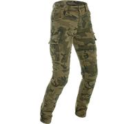Richa Apache Camo Jeans da moto da donna, verde-multicolore, taglia 32 per donne
