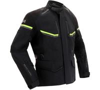 Richa Atlantic 2 Gore-Tex impermeabile Moto Tessile Giacca, nero/giallo, Taglia 4XL
