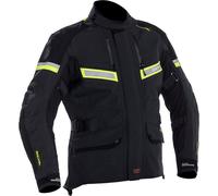 Richa Atlantic Gore-Tex Giacca tessile da motocicletta impermeabile, nero/giallo, Taglia 2XL