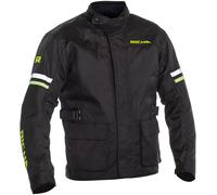 Richa Buster Long impermeabile Moto Tessile Giacca, nero-giallo, taglia 2XL per maschi