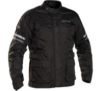 Richa Buster Long impermeabile Moto Tessile Giacca, nero, taglia XL per maschi