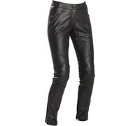 Richa Catwalk Pantaloni di pelle moto da donna, nero, Taglia 34