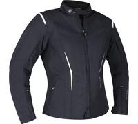 Richa Chloe 2 impermeabile Giacca tessile moto da donna, Bianco/nero, Taglia XL