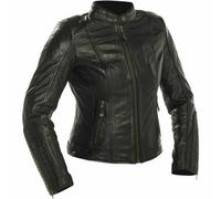 Richa Donna Lausanne Pelle Moto Classico Giacca Nera