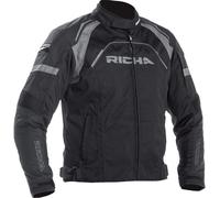 Richa Falcon 2 impermeabile Moto Tessile Giacca, nero-grigio, taglia 2XL per maschi