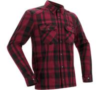 §Camicia Moto Richa Forest Nero-Borgogna§