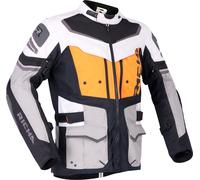 Richa Infinity 2 Adventure, giacca tessile impermeabile S male Grigio/Grigio Scuro/Arancione