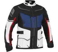 Richa Infinity 2 Adventure impermeabile Moto Tessile Giacca, nero/blu/rosso, Taglia S