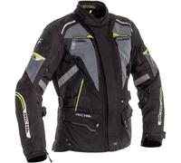 Richa Infinity 2 Flare impermeabile Giacca tessile moto da donna, nero/grigio/giallo, Taglia 3XL