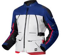 Richa Infinity 3 Adventure Giacca tessile da motocicletta impermeabile, blu/rosso, Taglia 2XL