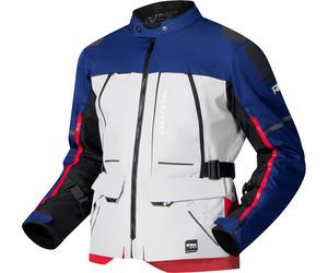 Richa Infinity 3 Adventure Giacca tessile da motocicletta impermeabile, blu/rosso, Taglia 3XL