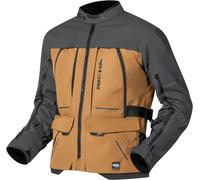 Richa Infinity 3 Adventure Giacca tessile da motocicletta impermeabile, marrone/grigio, Taglia M