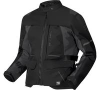 Richa Infinity 3 Adventure Giacca tessile da motocicletta impermeabile, nero, Taglia L